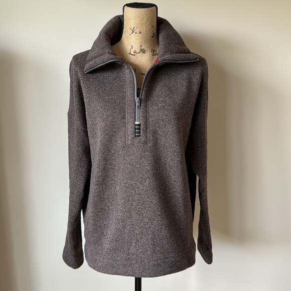Stio Tops - Stio Dark Gray Quarter-Zip Sweatshirt